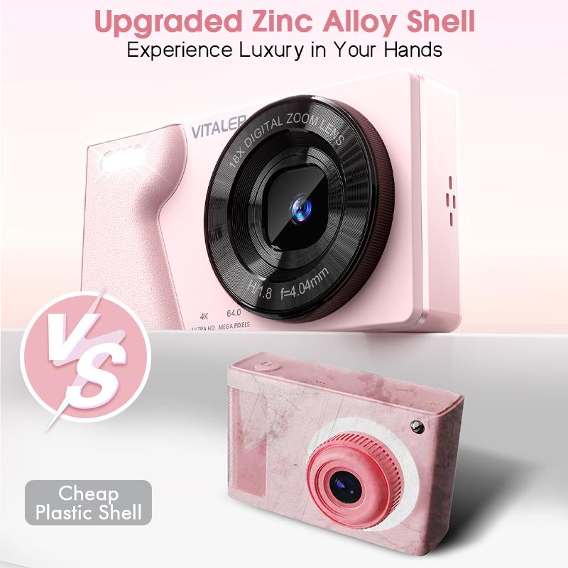 Dual-camera fully automatic digital camera, 64 million pixels, with built-in beauty filters.