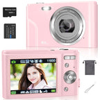 Autofocus digital camera, Full HD 1080P/48MP mini camera, 16x zoom